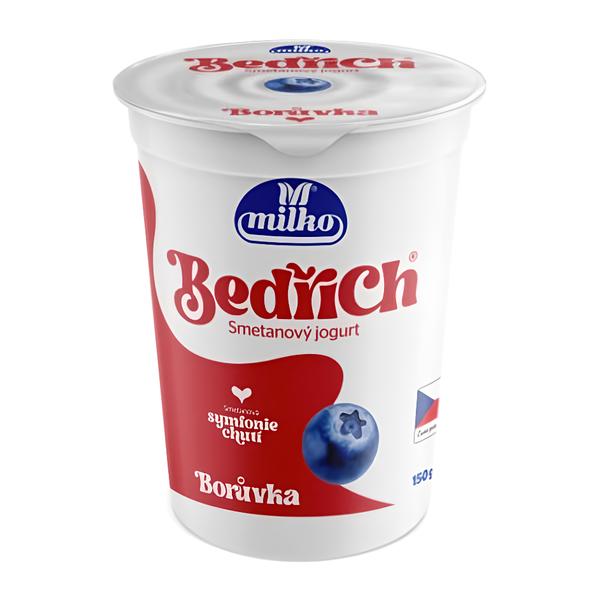 Milko Bedřich smetanový jogurt borůvka 10%
