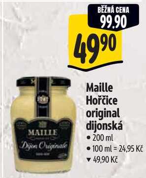 Maille Hořčice original dijonská, 200 ml 