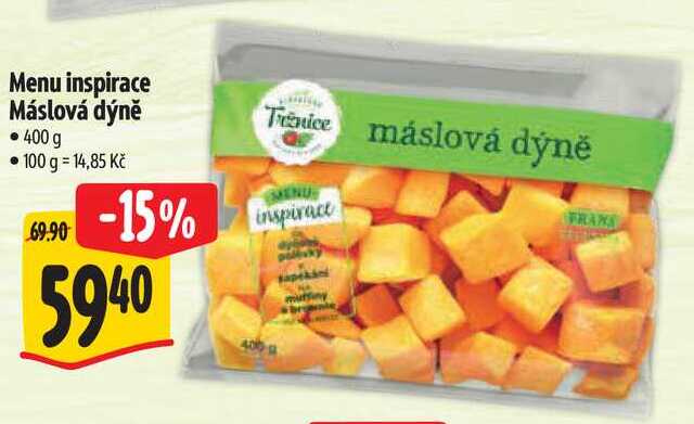 Menu inspirace Máslová dýně, 400 g 