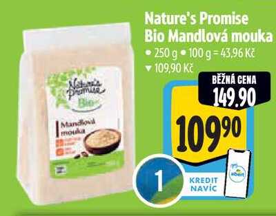 Nature's Promise Bio Mandlová mouka, 250 g