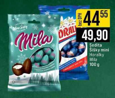 Sedita Šišky mini Horalky / Mila 100 g