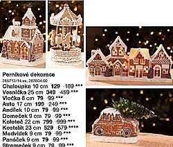 Perníkové dekorace - Kostelík