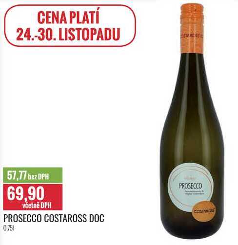 PROSECCO COSTAROSS DOC 0,75l