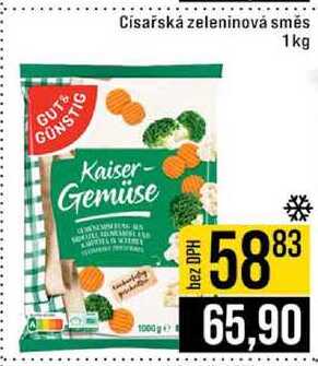 GUT & GÜNSTIG Císařská zeleninová směs 1 kg