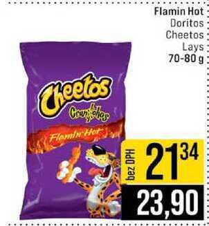 Doritos / Cheetos / Lays Flamin Hot 70 - 80 g 