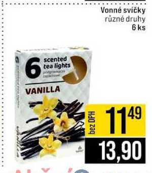 Vonné svíčky 6 ks