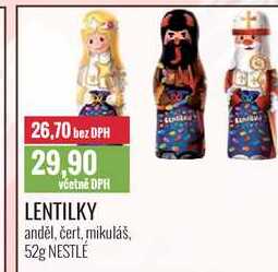 LENTILKY anděl, čert, mikuláš, 52g
