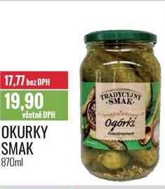 OKURKY SMAK 870ml 