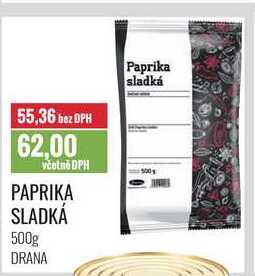 PAPRIKA SLADKÁ 500g