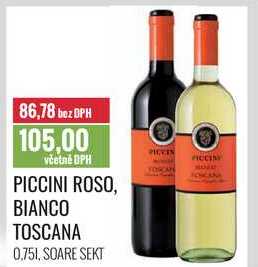 PICCINI ROSO, BIANCO TOSCANA 0,75l