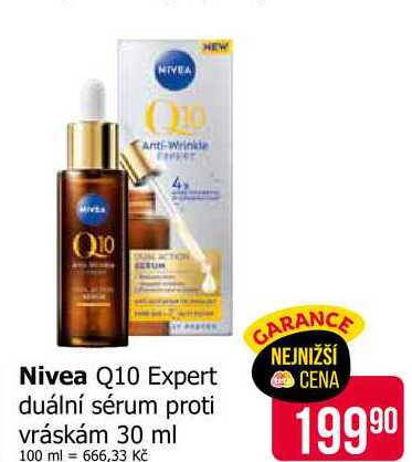 Nivea Q10 Expert duální sérum proti vráskám 30 ml 
