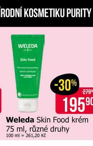 Weleda Skin Food krém 75 ml, různé druhy