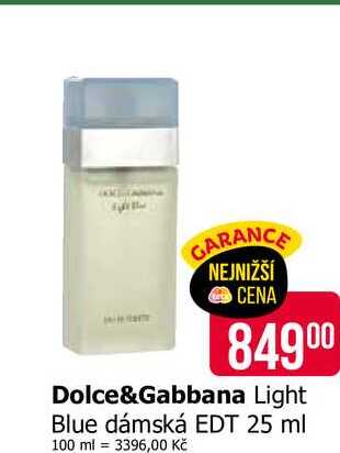Dolce&Gabbana Light Blue dámská EDT 25 ml 