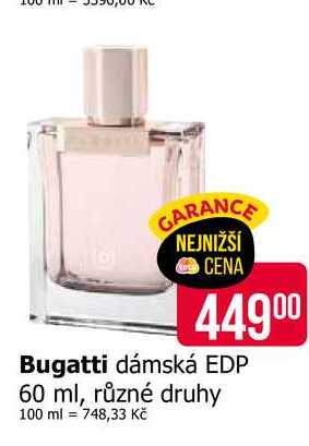 Bugatti dámská EDP 60 ml, různé druhy