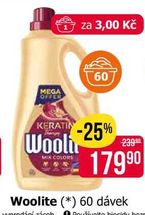 Woolite 60 dávek