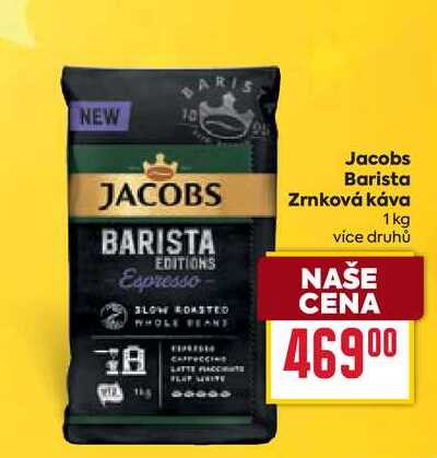 Jacobs Barista Zrnková káva 1 kg
