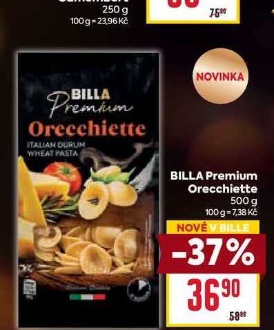 BILLA Premium Orecchiette 500 g 
