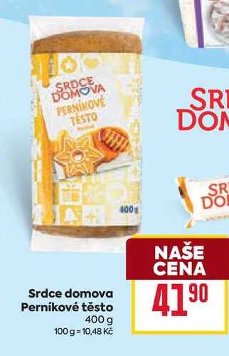 Srdce domova Perníkové těsto 400 g 