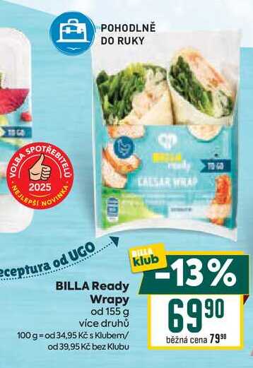 BILLA Ready Wrapy od 155 g