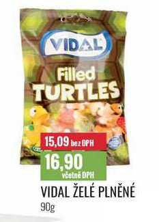VIDAL ŽELÉ PLNĚNÉ 90g