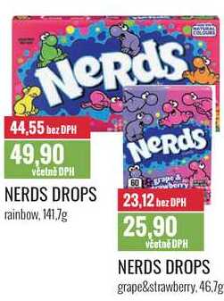 NERDS DROPS 46,7g/141,7g 