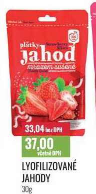 LYOFILIZOVANÉ JAHODY 30g 