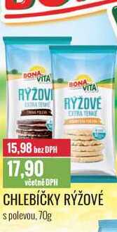 CHLEBÍČKY RÝŽOVÉ 70g 
