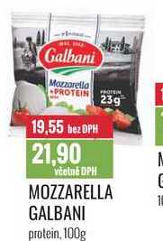 MOZZARELLA GALBANI protein, 100g 