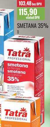 SMETANA 35% 1l v akci