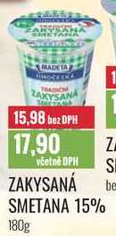 ZAKYSANÁ SMETANA 15% 180g
