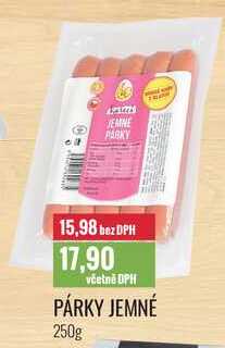 PÁRKY JEMNÉ 250g 