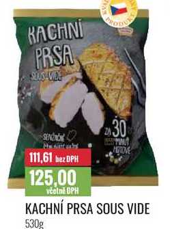 KACHNÍ PRSA SOUS VIDE 530g