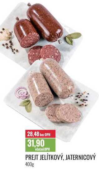 PREJT JELÍTKOVÝ, JATERNICOVÝ 400g 