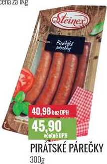 PIRÁTSKÉ PÁREČKY 300g 