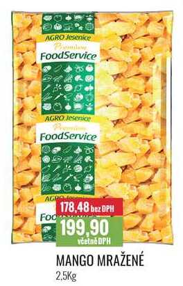 MANGO MRAŽENÉ 2,5Kg 