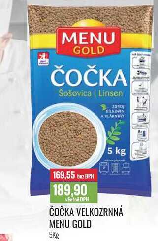 ČOČKA VELKOZRNNÁ MENU GOLD 5Kg 