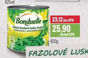 Bonduelle fazolové lusky 420g