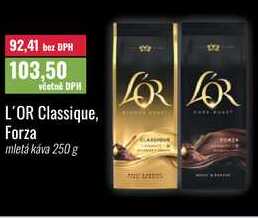 L'OR Classique, Forza mletá káva 250 g 