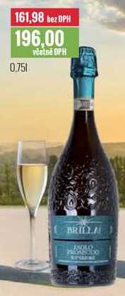 BRILLA ASOLO PROSECCO 0,75l
