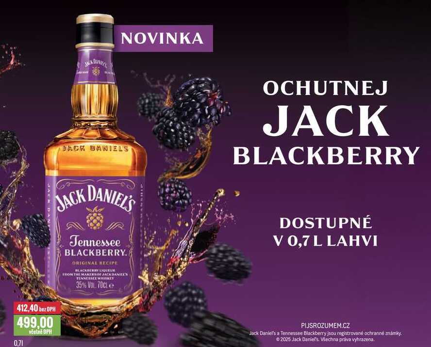 JACK DANIEL'S BLACKBERRY 0,7l