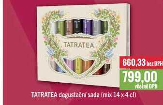 TATRATEA degustační sada (mix 14 x 4 cl)
