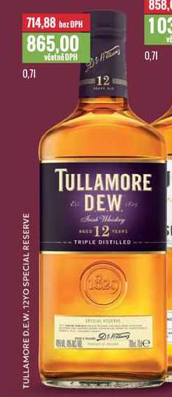 TULLAMORE D.E.W. 12YO SPECIAL RESERVE 0,7l