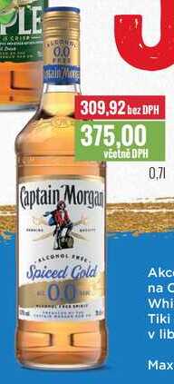 Captain Morgan Spiced Gold 0,0 free 0,7l