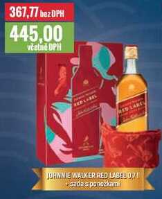 JOHNNIE WALKER RED LABEL 0,7 l + sada s ponožkami 