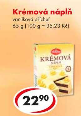 Krémová náplň, 65 g 