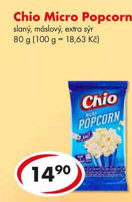 Chio Micro Popcorn, 80 g