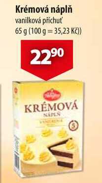 Krémová náplň, 65 g