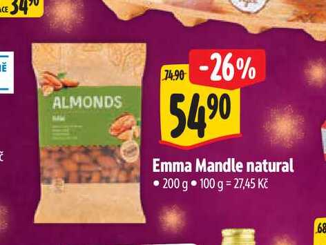 Emma Mandle natural 200 g