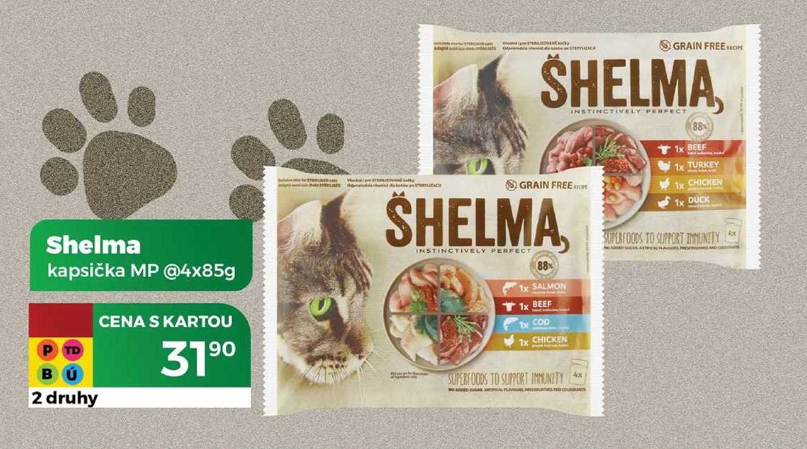 Shelma kapsička MP @4x85g