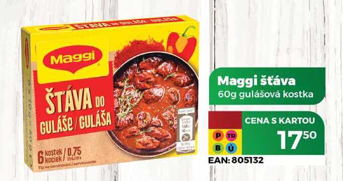 Maggi šťáva 60g gulášová kostka 